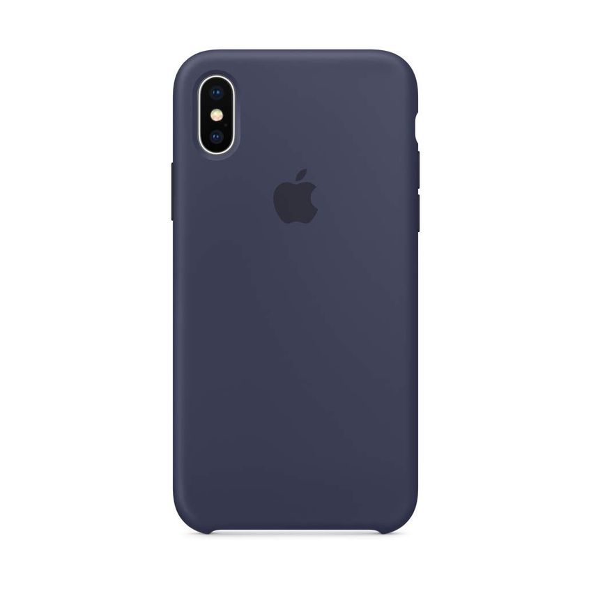 Capa Apple iPhone X Silicone Azul Cobalto - imagem 2