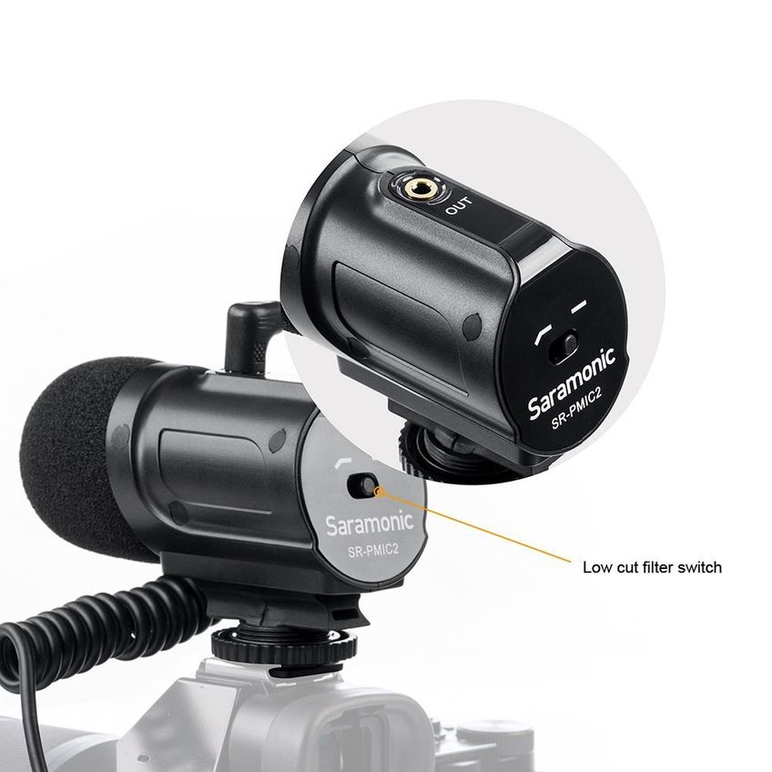 Microfone Saramonic Sr-pmic2 Condensador Estéreo - imagem 3