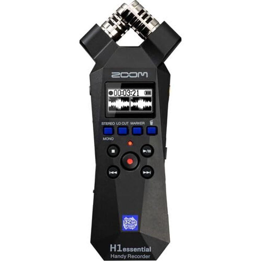 Zoom H1essential Gravador De Áudio 2 Faixas + Pacote De Carregador De Baterias - imagem 3