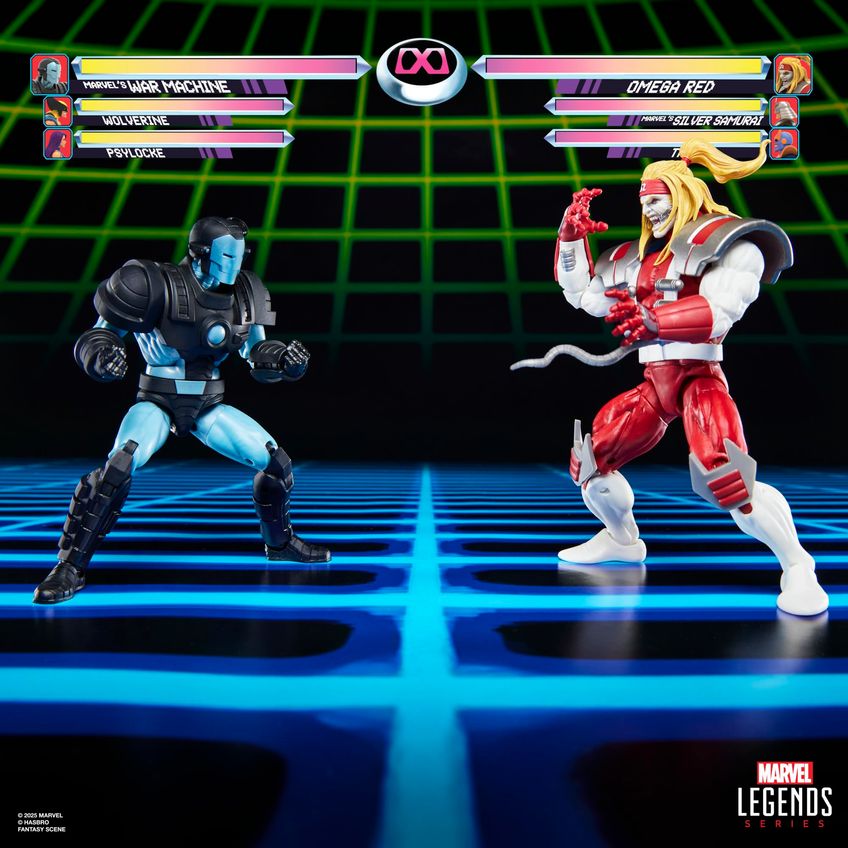 Figuras Marvel Gamerverse Máquina De Guerra Vs Omega Vermelho 15 Cm - imagem 3