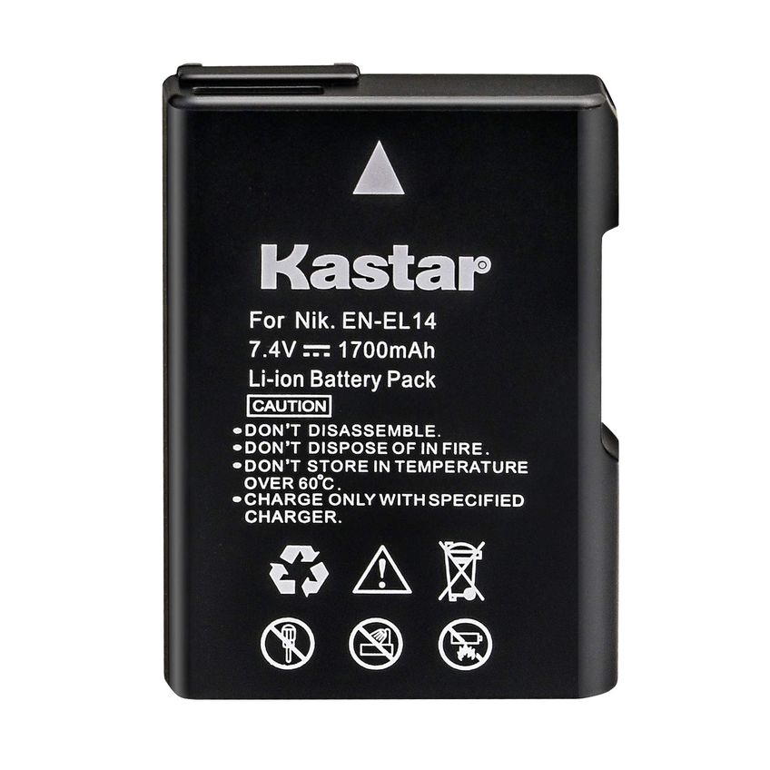 Bateria Kastar Nikon EN-EL14 1700mAh 7,4V - imagem 3