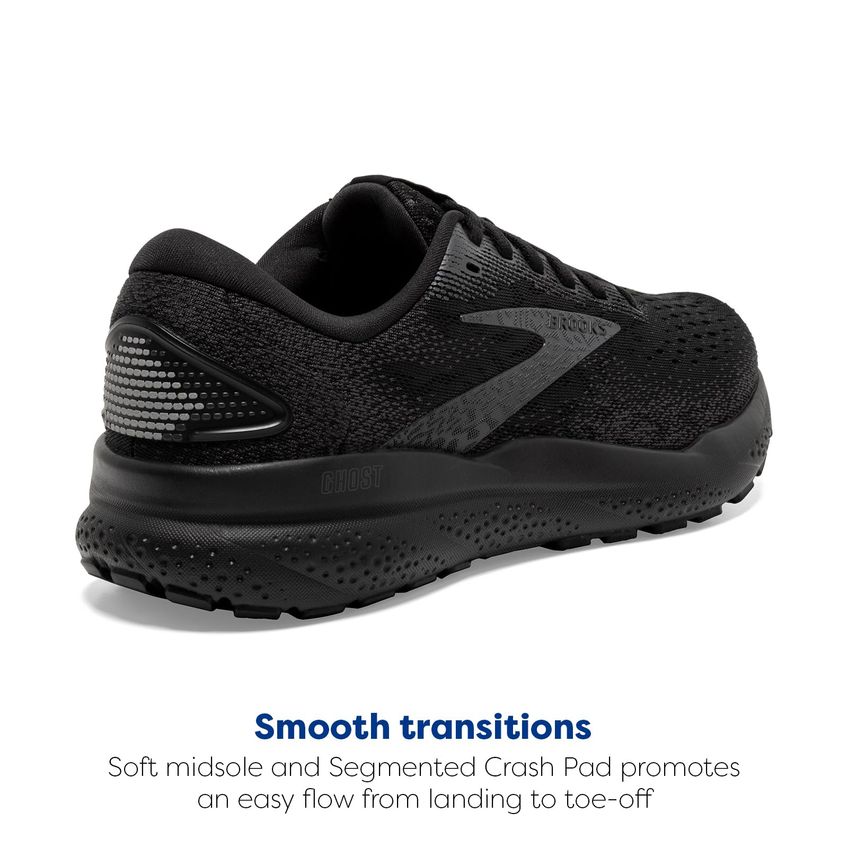 Tênis De Corrida Brooks Ghost 16 Preto 25,5 cm Estreito - imagem 3