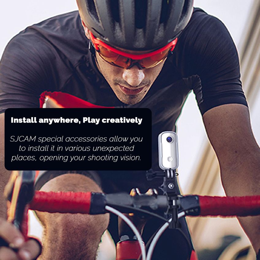 Kit De Câmera De Ação Sjcam C100 Plus 1080p À Prova D'água De 64 Gb - imagem 3
