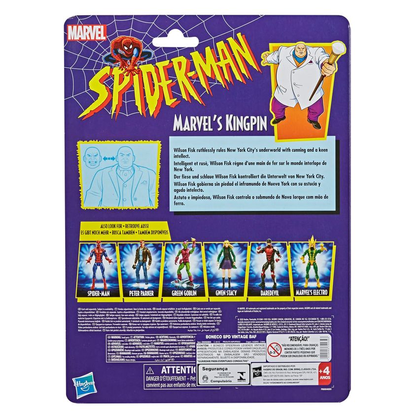 Boneco De Ação Hasbro Marvel Legends Series Kingpin 15cm - imagem 4