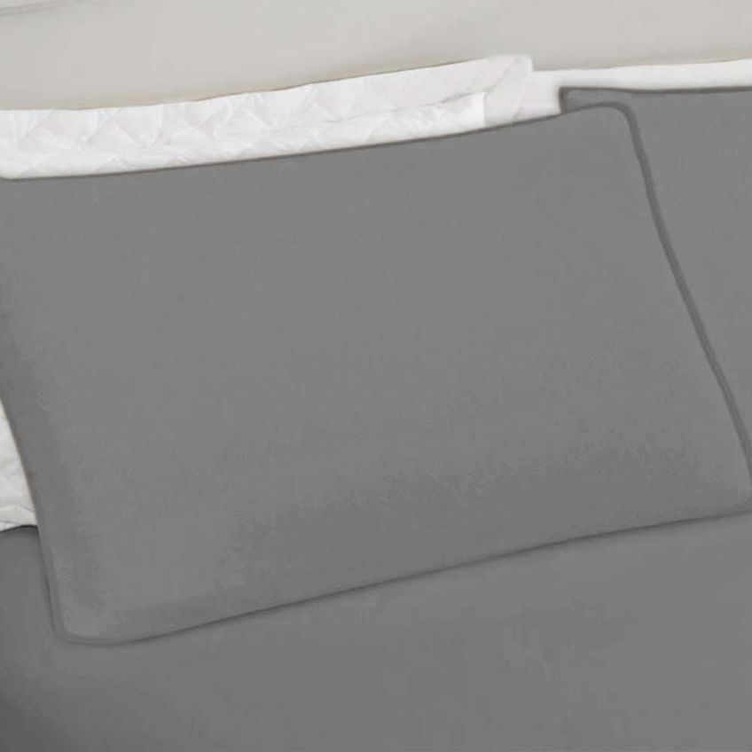Kit Fronha 50x70cm Malha Colors 2 Peças - Catran Cinza - imagem 3