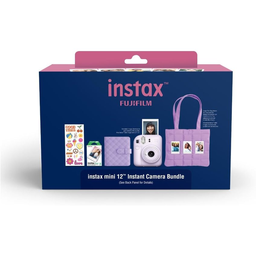 Instax Mini 12 Fujifilm Roxo Kit Com 20 Folhas - imagem 3
