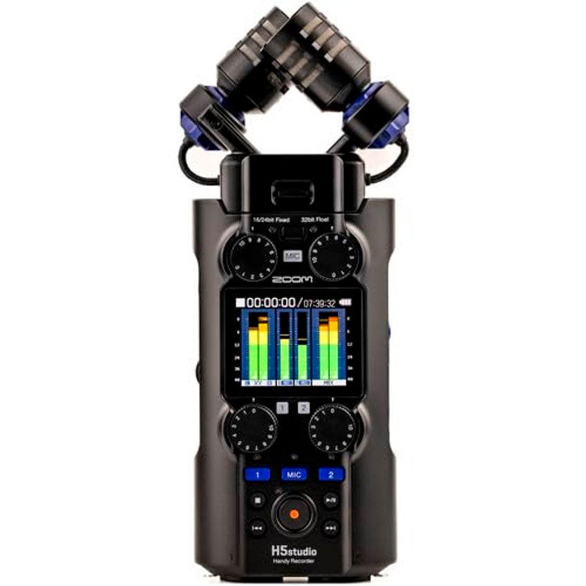 Gravador Portátil Zoom H5 Studio 4 Faixas 32-bit Float – Kit Completo - imagem 3
