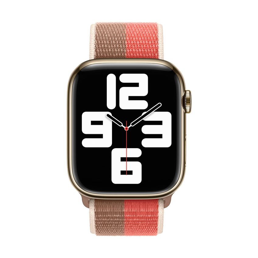 Pulseira Apple Watch Sport Loop Rosa Pomelo/Castanho 45 Mm - imagem 3