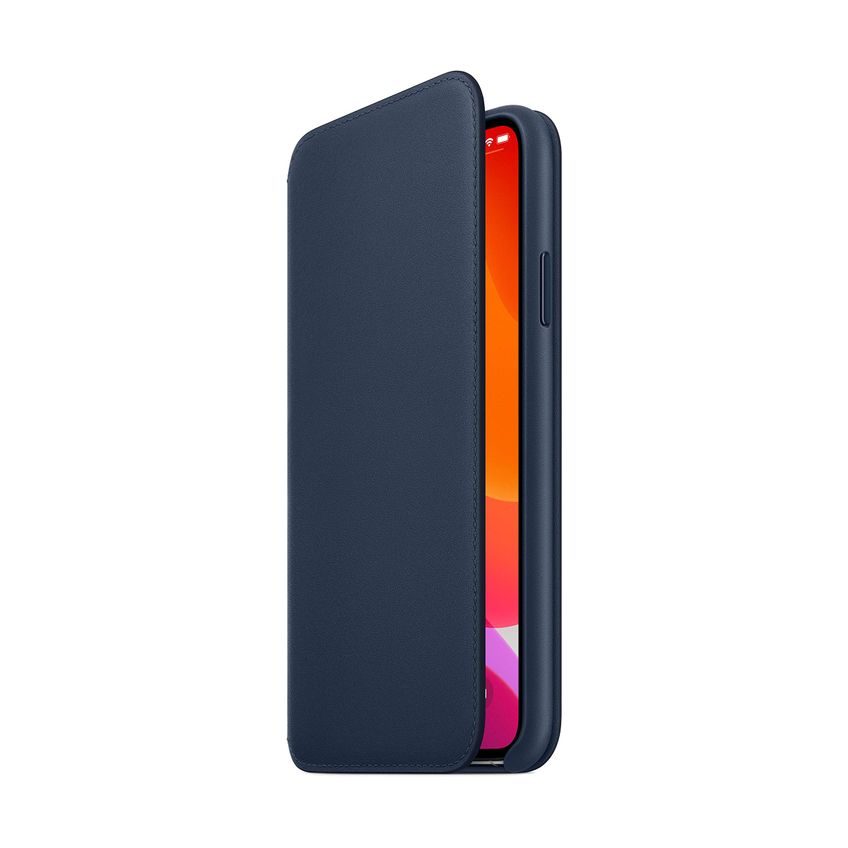 Capa Para Celular Apple Iphone 11 Pro Max Leather Folio Blue - imagem 3