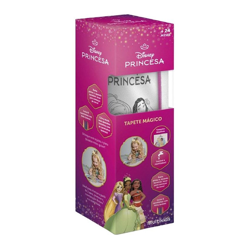 Tapete Mágico Multikids Princesas Disney Acqua - imagem 2