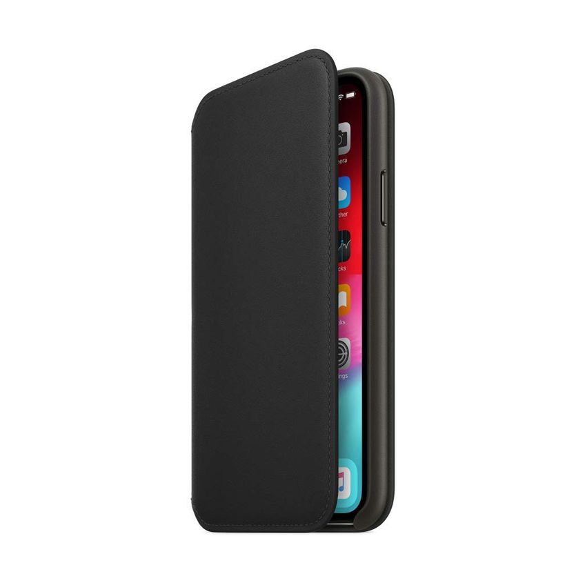 Capa Para Celular Apple Iphone X Leather Folio Black - imagem 3
