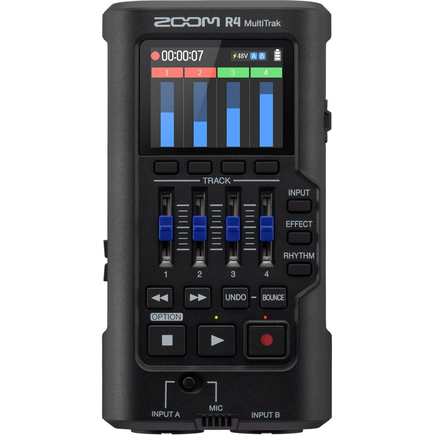 Gravador De Áudio Zoom R4 4 Faixas 32 Bit Float Kit - imagem 3