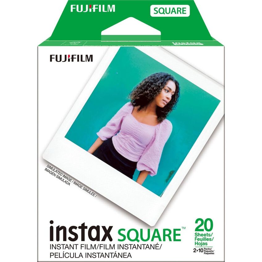 Filme Instantâneo Fujifilm Instax Square 80 Exposições + Tecido - imagem 3
