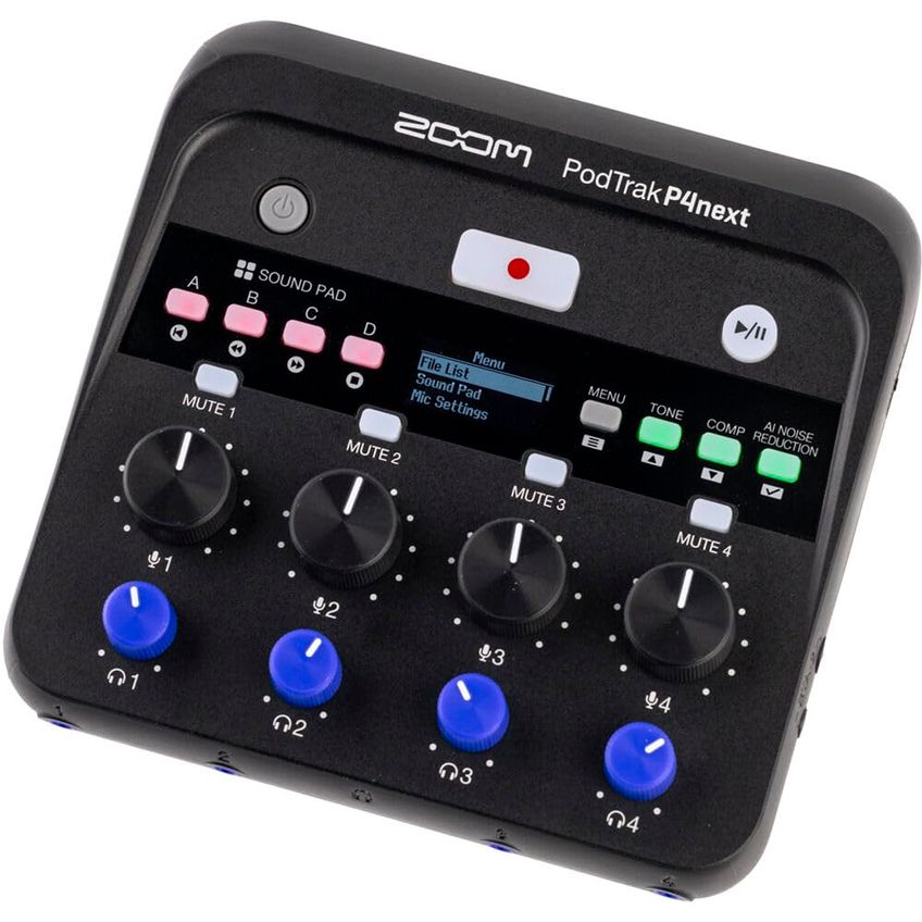 Kit Gravador De Podcast Zoom Podtrak P4 Next - imagem 2