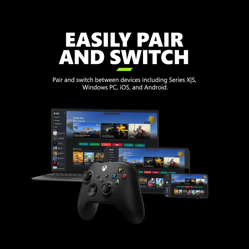 Controlador de Jogos Xbox Wireless 2025 Carbon Black - imagem 3
