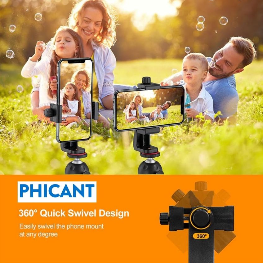 Suporte Universal Phicant Para Celular Com Montagem Em Tripé - imagem 3