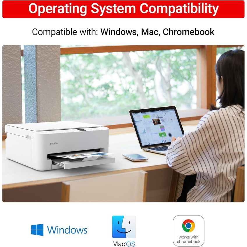Impressora Canon Pixma TS6520 Sem Fio Multifuncional 1200 DPI - imagem 4
