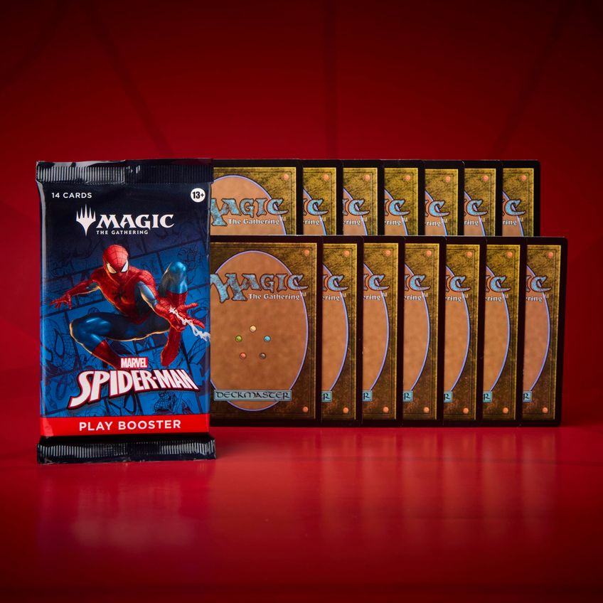 Magic: The Gathering Marvel Spider-Man Caixa de Boosters de Jogo 30 Pacotes - imagem 3