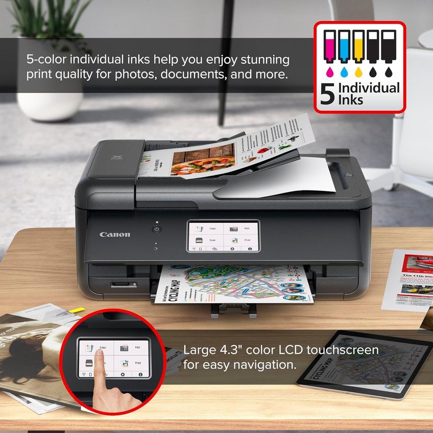 Impressora Canon Pixma TR8620A Sem Fio Multifuncional - imagem 3