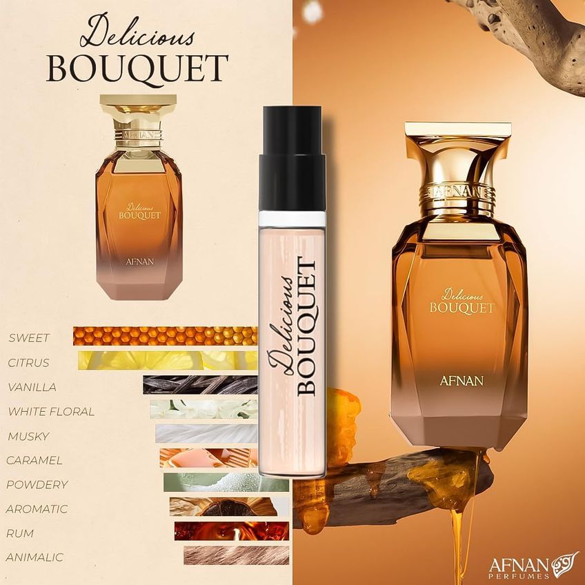 Kit De Perfume Afnan Bouquet Femme Discovery Kit 5 Peças 2 Ml X 5 - imagem 2