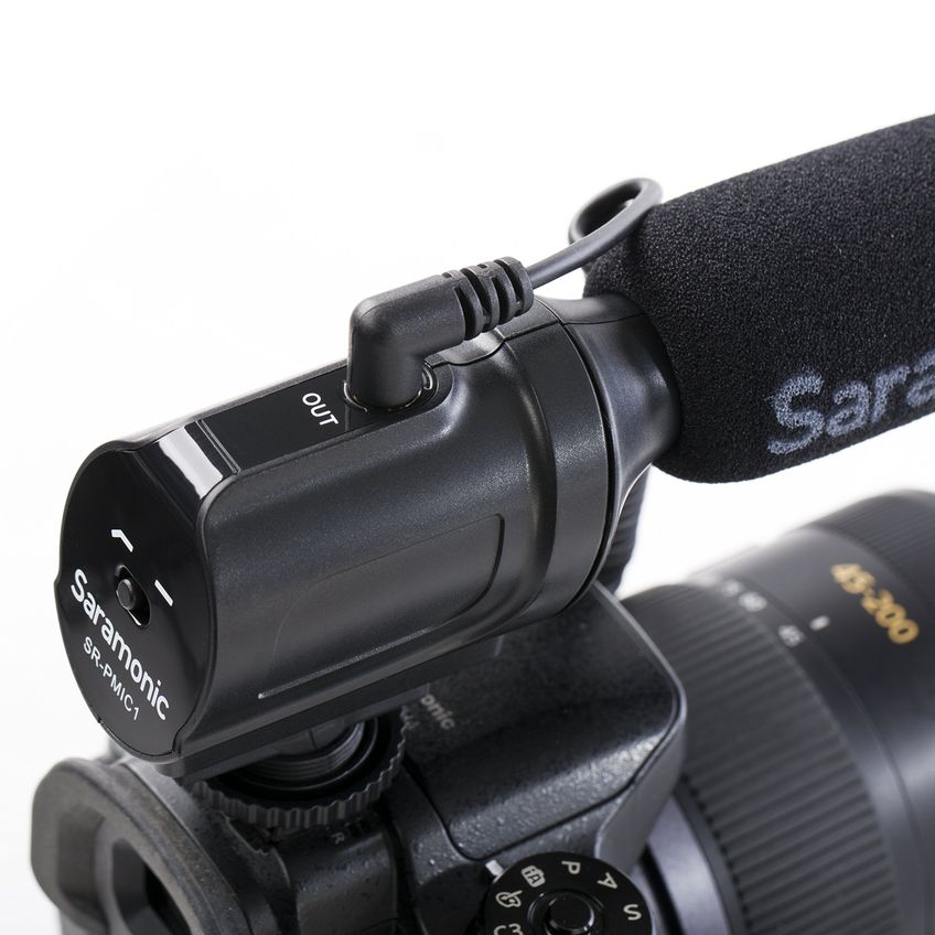 Microfone Saramonic Sr-pmic1 Preto 10,5 cm - imagem 3