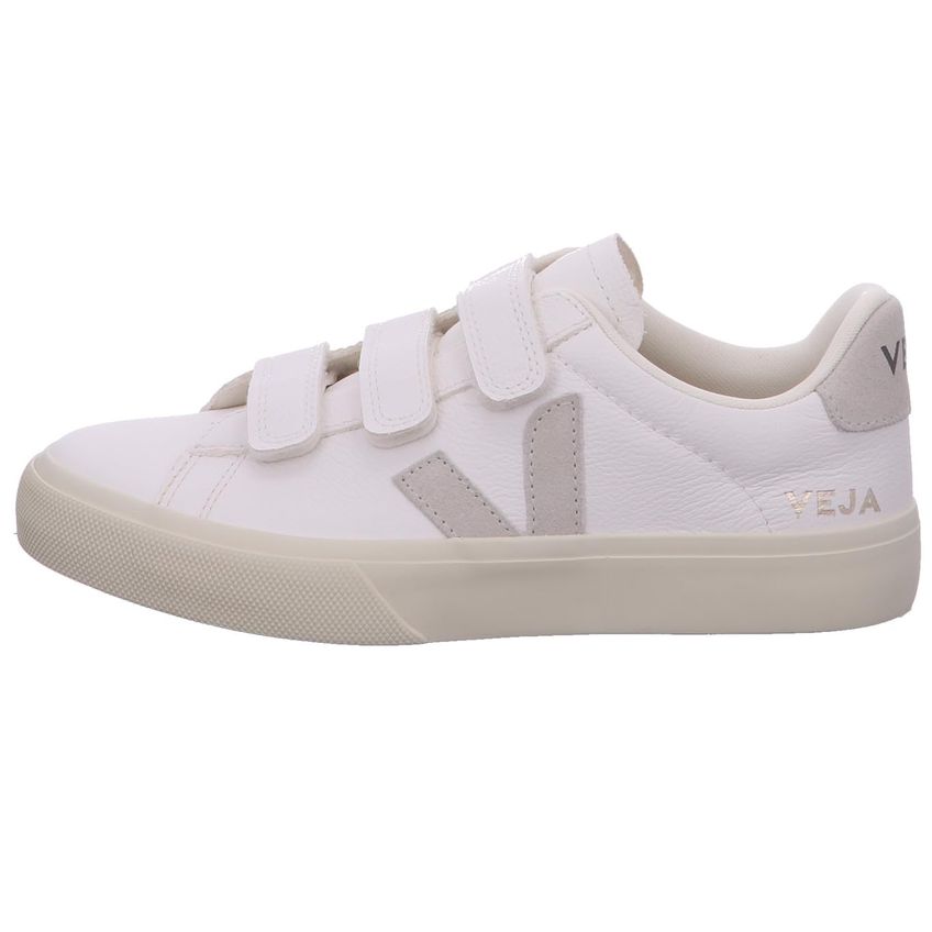 Sapatilhas Casuais Veja Recife Com Logotipo Feminino Sem Cromo Branco/preto - imagem 3