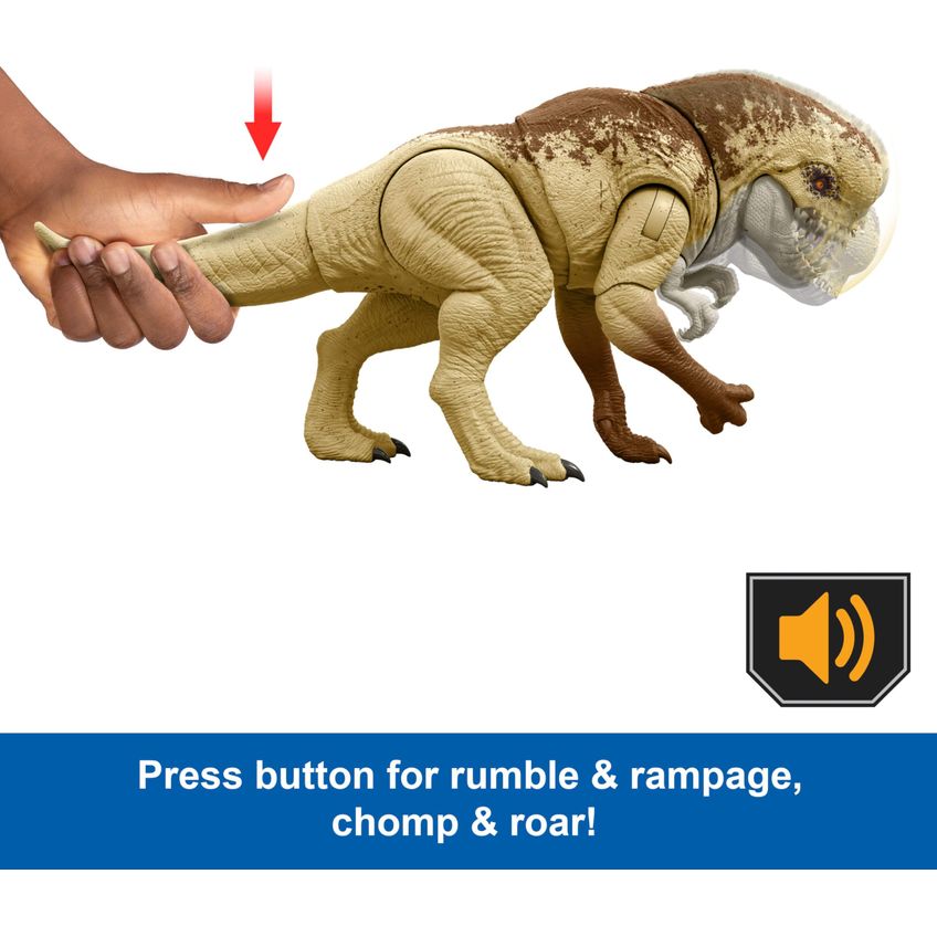 Figura De Ação Dinossauro Mattel Distortus Rex 56 Cm 2 Ataques - imagem 4