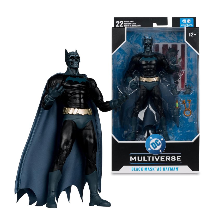Figura De Ação McFarlane Toys Black Mask Batman 18 Cm - imagem 4