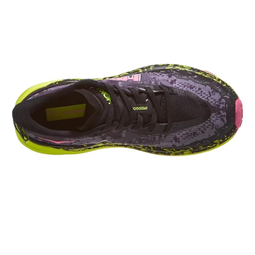 Tênis Feminino Hoka Speedgoat 6 Preto/Neon 6,5 Médio - imagem 4