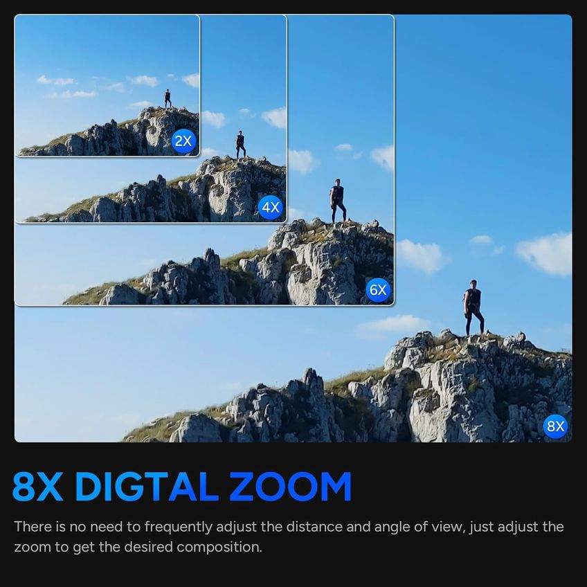 Câmera De Ação Sjcam Sj8 Pro 4k Uhd Com Tela Sensível Ao Toque À Prova D'água - imagem 4