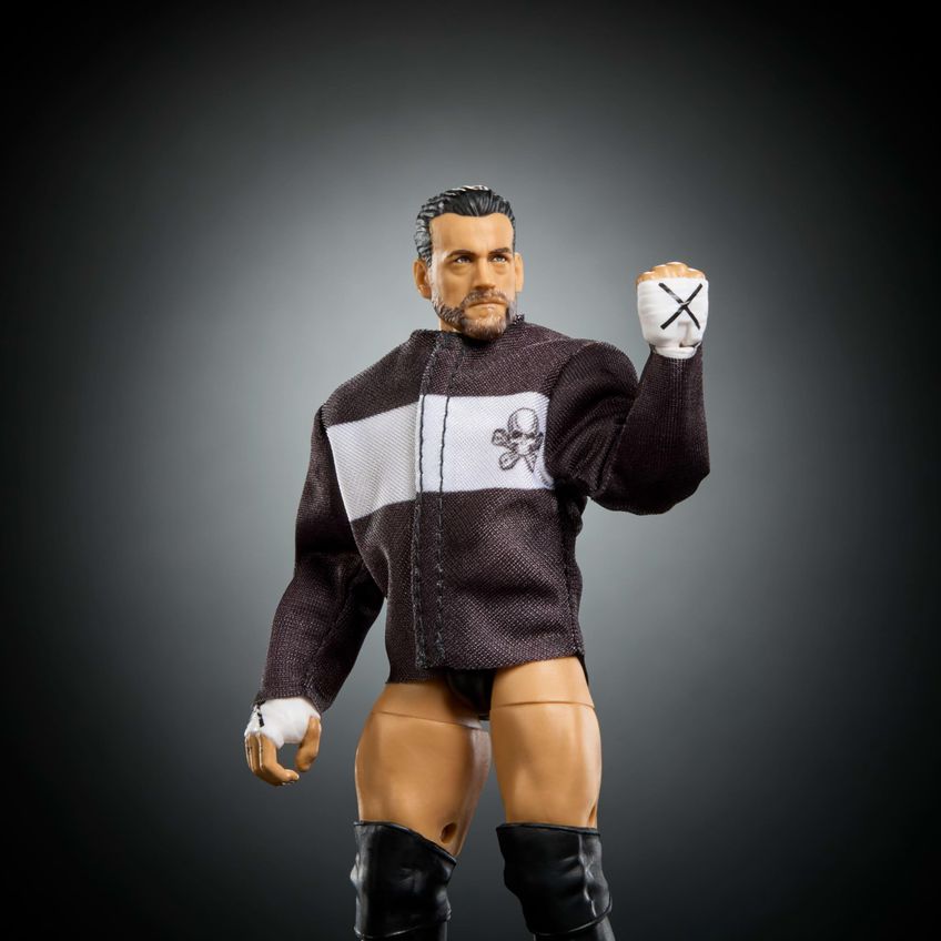 Figura De Ação Mattel Wwe Elite Cm Punk 15 Cm 25 Articulações - imagem 3