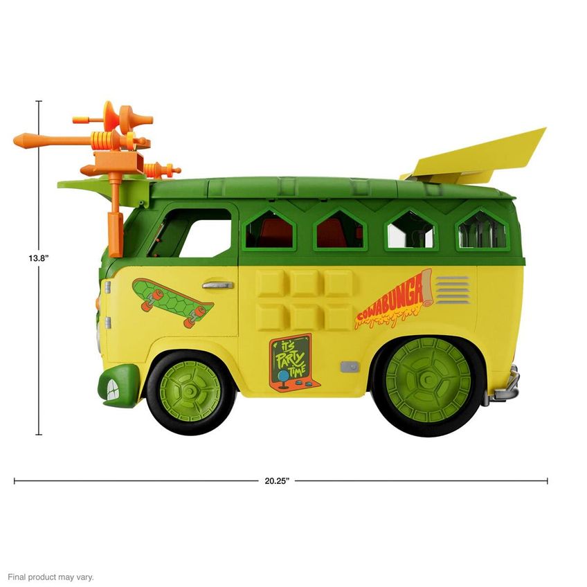 Veículo De Brinquedo Super7 51 cm Tartarugas Ninja – Carro De Festa - imagem 4
