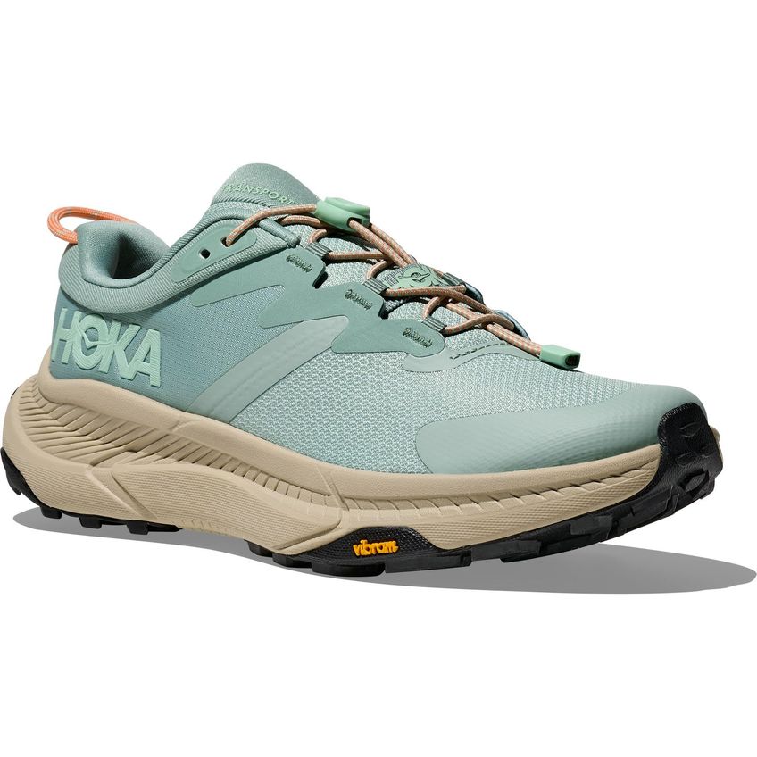Tênis Hoka Feminino Transport 7 Medium Jade/Oyster - imagem 3