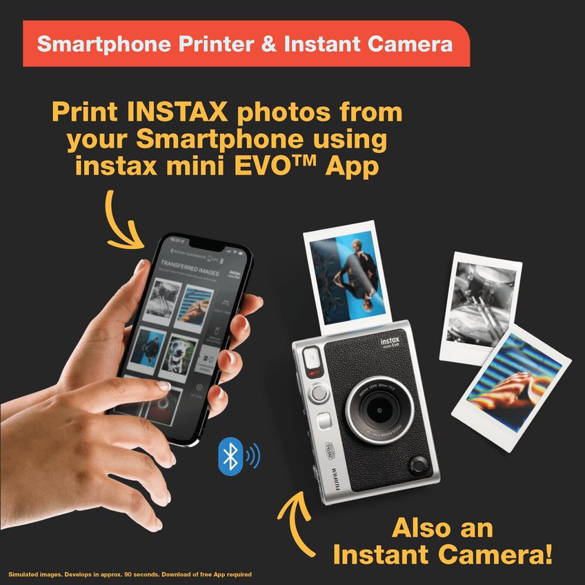 Câmera Fujifilm Instax Mini Evo Instant Brown - imagem 2