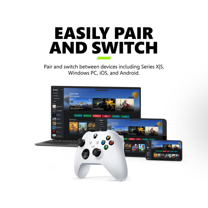 Controlador De Jogos Xbox Wireless 2025 Robot White - imagem 3