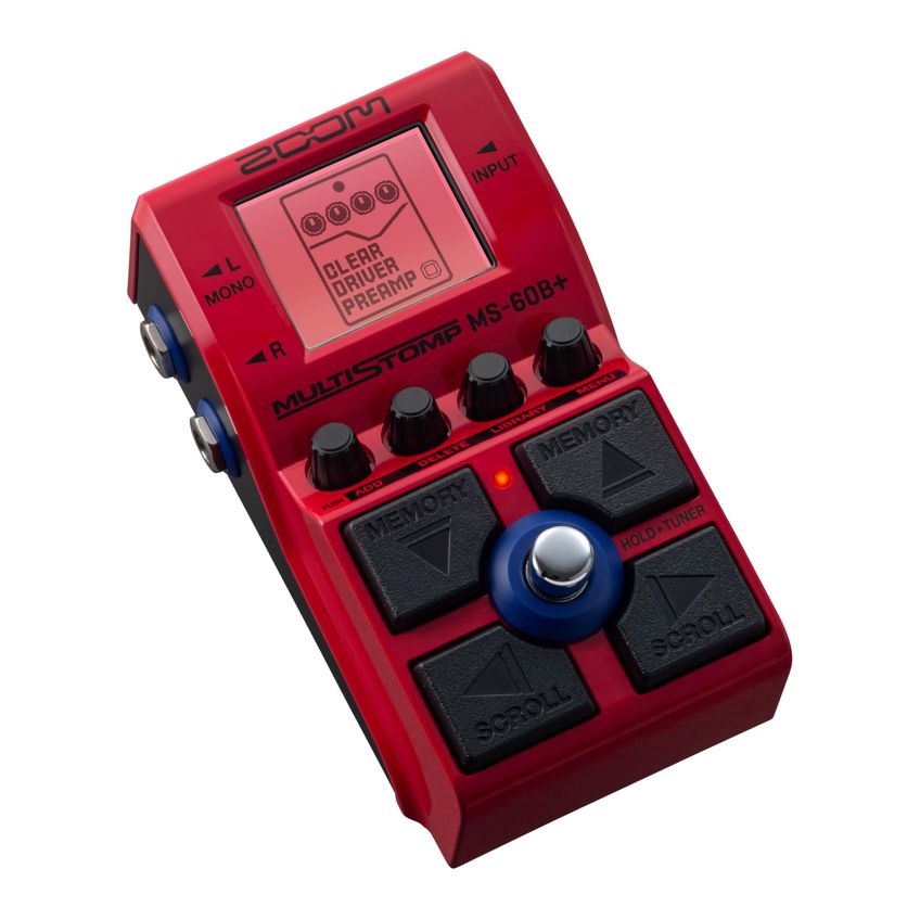 Pedal De Efeitos De Baixo Multistomp Zoom MS-60B+ Com Mais De 95 Efeitos - imagem 3