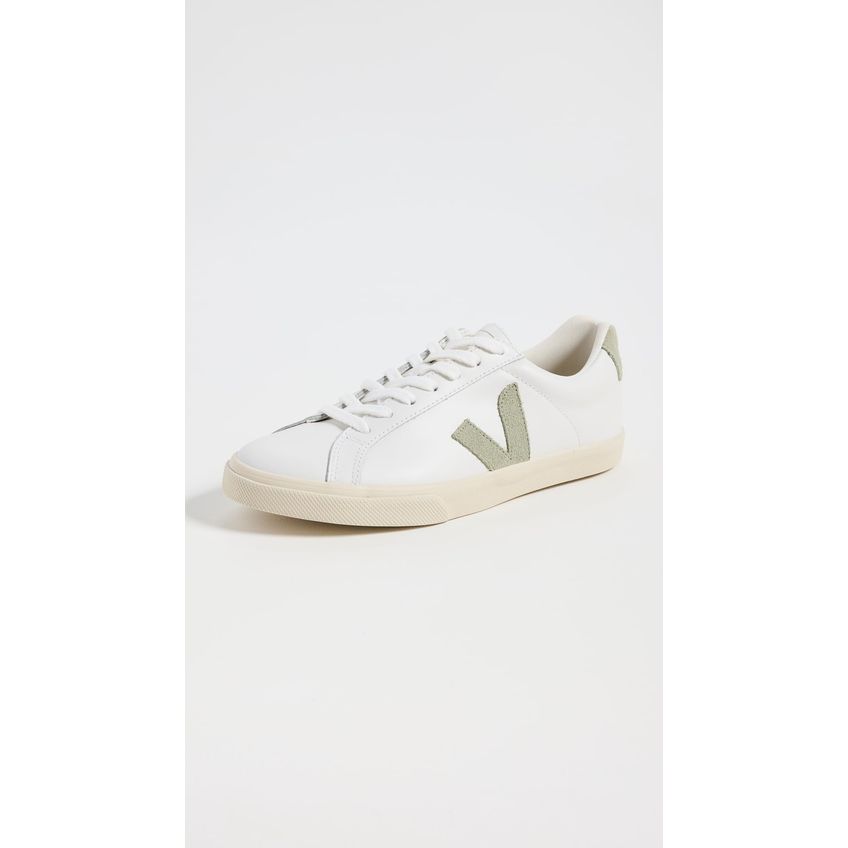 Tênis Feminino Veja Esplar Couro Branco Extra Prata 6 Us - imagem 3