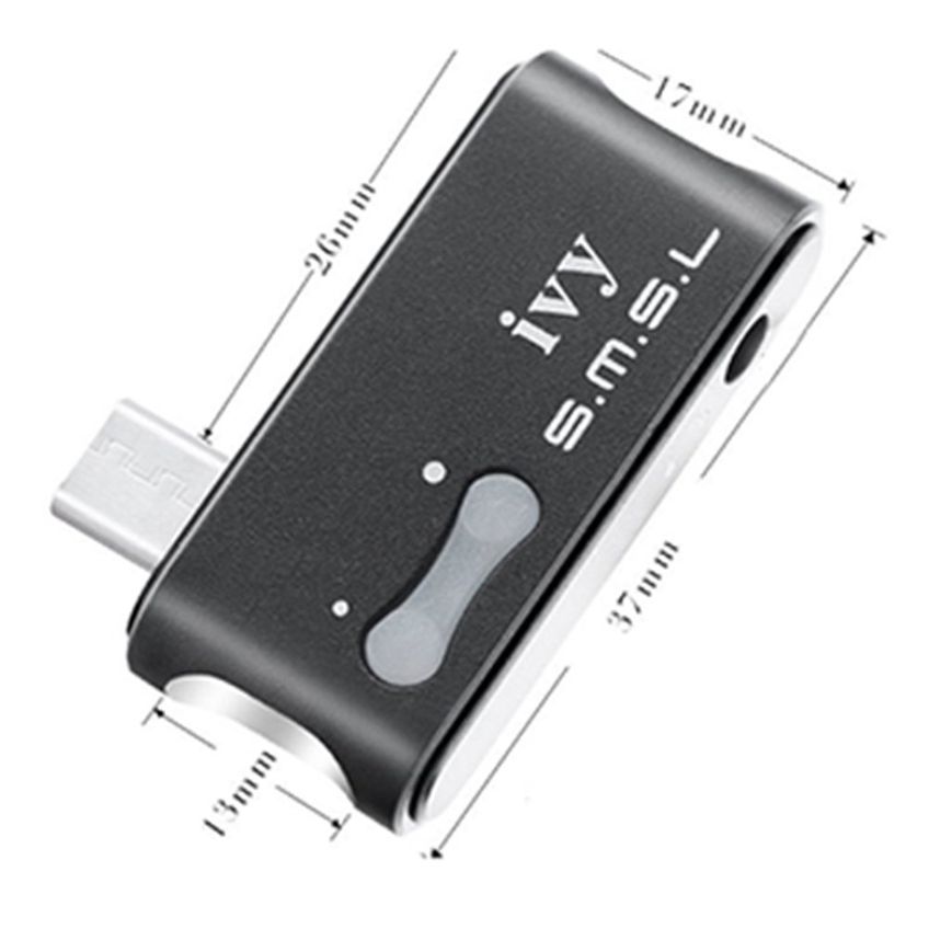 Dac Smsl Ivy Portátil Usb Com Amplificador Para Fones - Preto - imagem 4