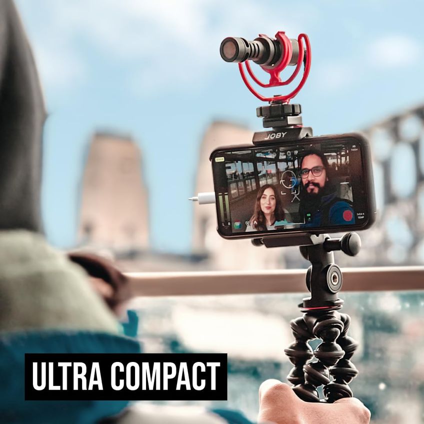 Microfone Rode VideoMicro Compact Na Câmera Preto - imagem 4