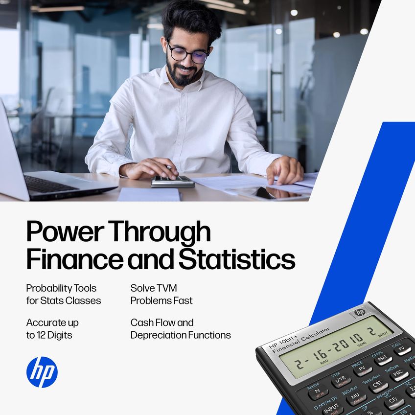 Calculadora Financeira HP 10bii+ Com Mais de 100 Funções e Estojo - imagem 4