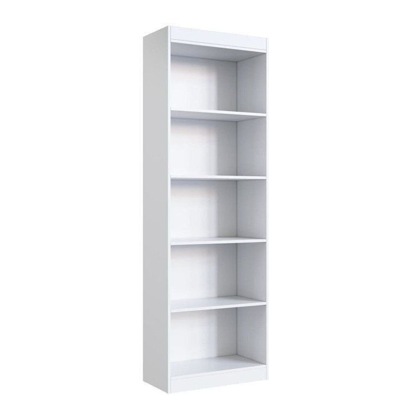 Kit 2 Estantes Multiuso Para Livros 60x182,3x30 C/ 4 Prateleiras - Branca Espresso Moveis Branco - imagem 4