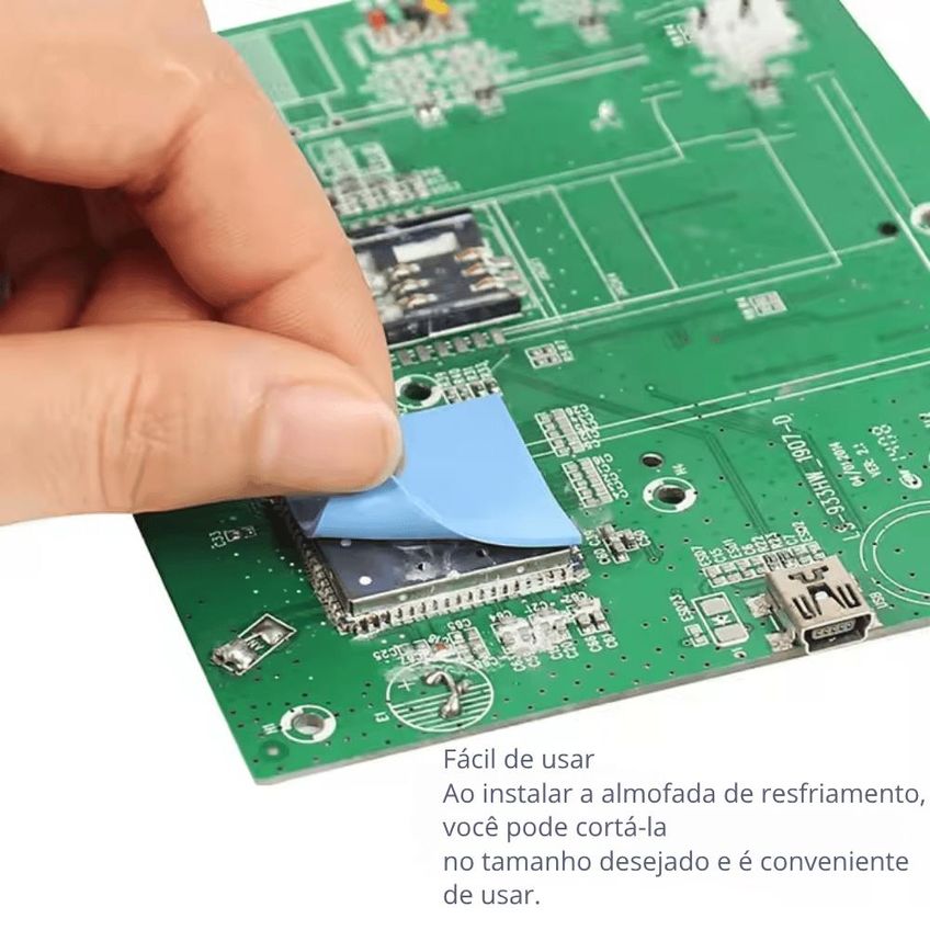 Thermal Pad Tishric 1.5mm Cpu Gpu Alta Eficiência 100mm Tsr140 - imagem 3