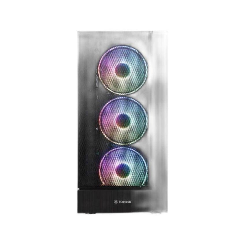 Gabinete Gamer Fortrek Cruiser Mid Tower Rgb Preto Com 3 Fans - imagem 4