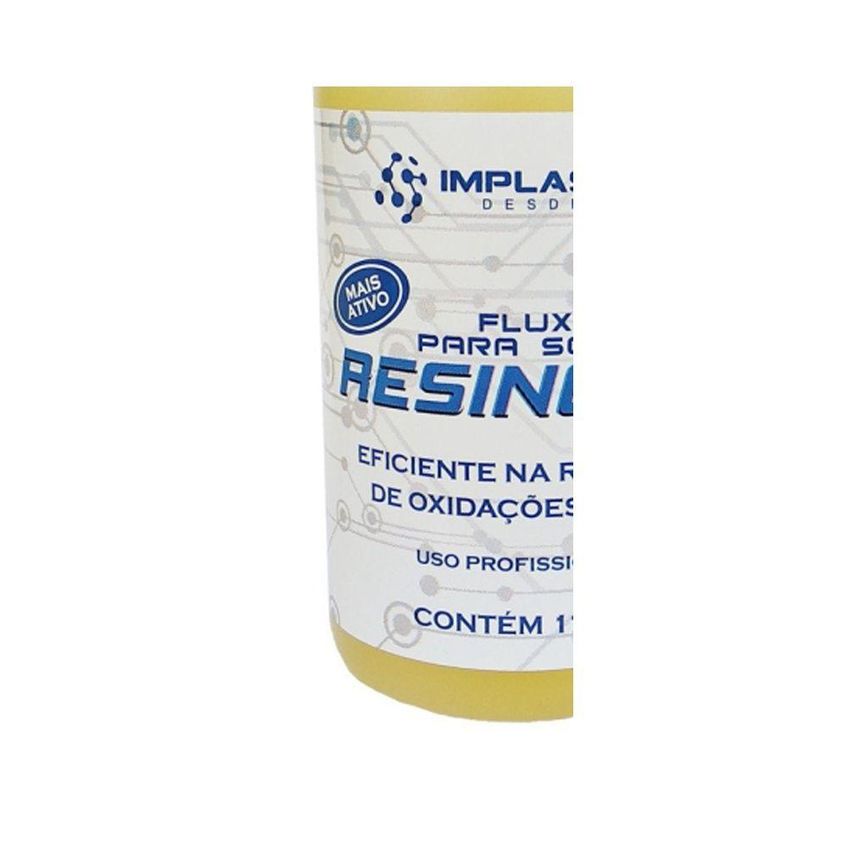 Fluxo Resinoso 110ml Mais Ativo Para Remoção De Oxidações Em Pci Implastec - imagem 3