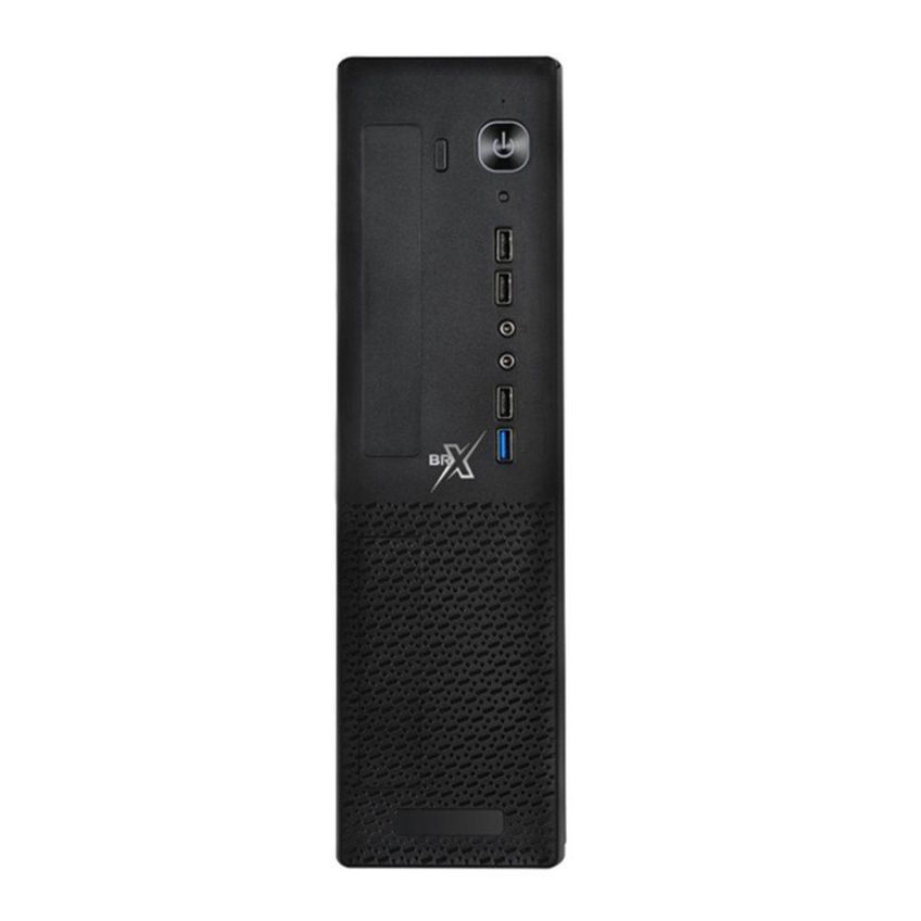 Gabinete Office BR-X Slim SFF Micro ATX Mini-ITX Aço com Trava de Segurança Preto - imagem 4