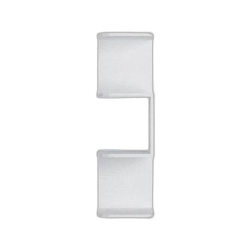 Estante de Canto Multivisão 4 Prateleiras MDP Branco - imagem 3