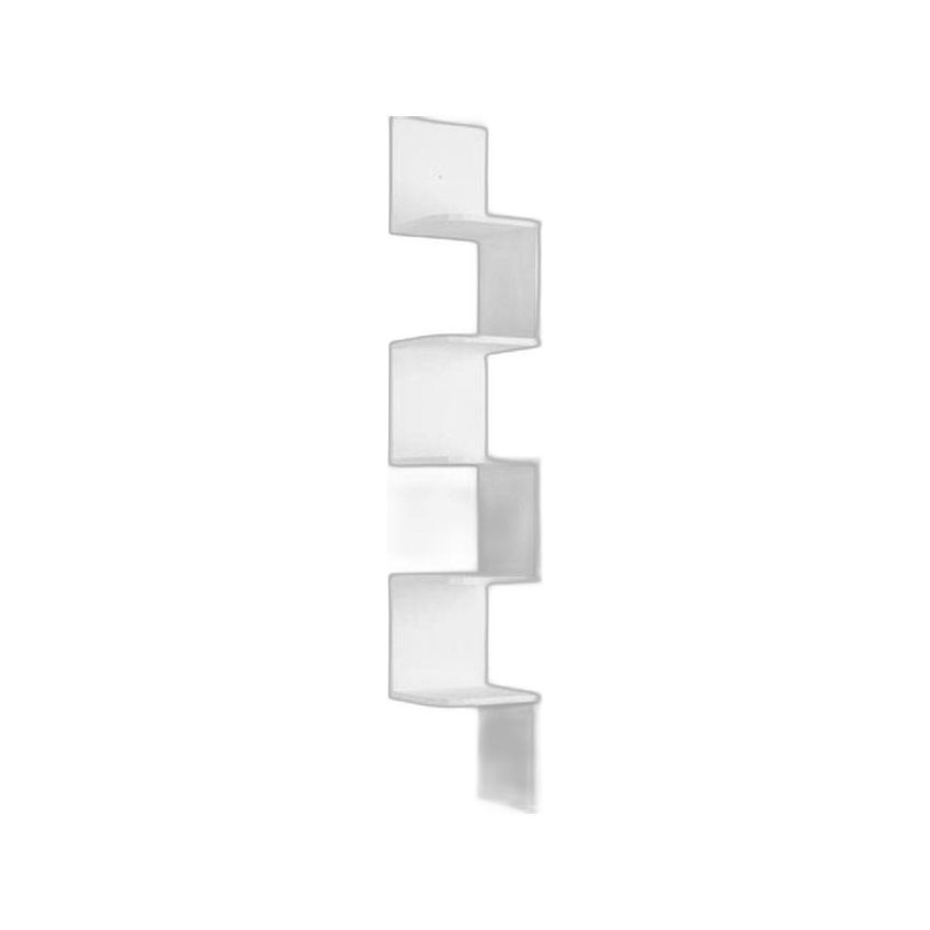 Estante de Canto Multivisão 4 Prateleiras MDP Branco - imagem 5