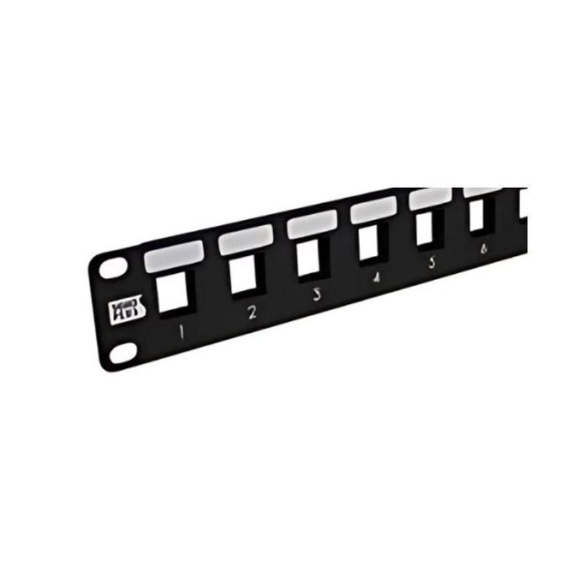 Patch Panel 35050228 16 Posições Descarregado Preto Sohoplus Com Acabamento Epóxi - imagem 3