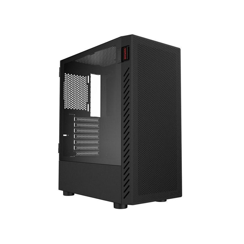 Gabinete Gamer Pcyes Black Vulcan Vidro Temperado 1 Usb 3.0 Preto - imagem 5