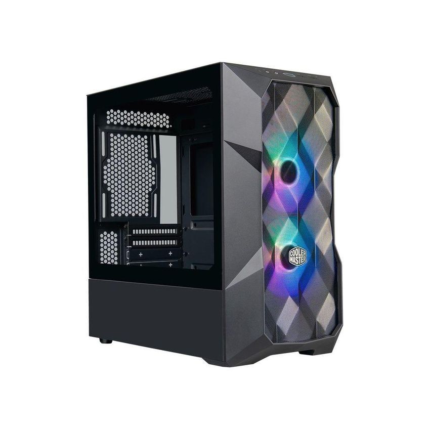Gabinete Td300 Mesh Mini Tower Atx Aço Com Fan Argb Preto - imagem 5
